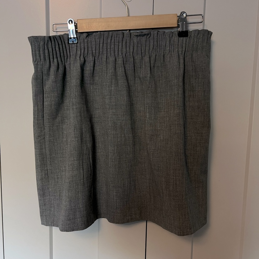 J crew mercantile size 12 gray paperbag skirt